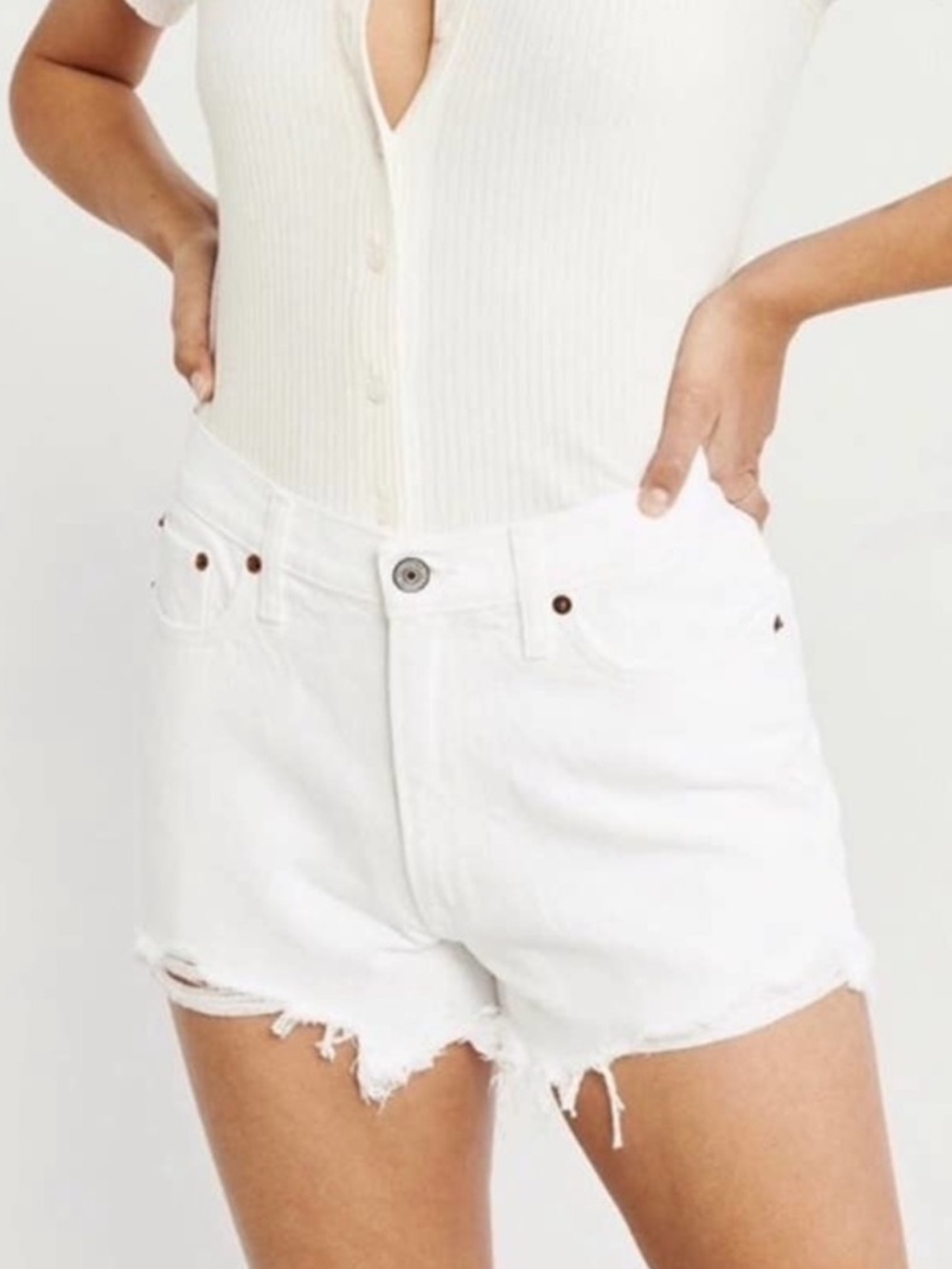 Abercrombie & Fitch The Cutoff Shorts High Rise
